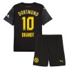 Conjunto (Camiseta+Pantalón Corto) Borussia Dortmund Brandt 10 Segunda Equipación 2024-25 - Niño